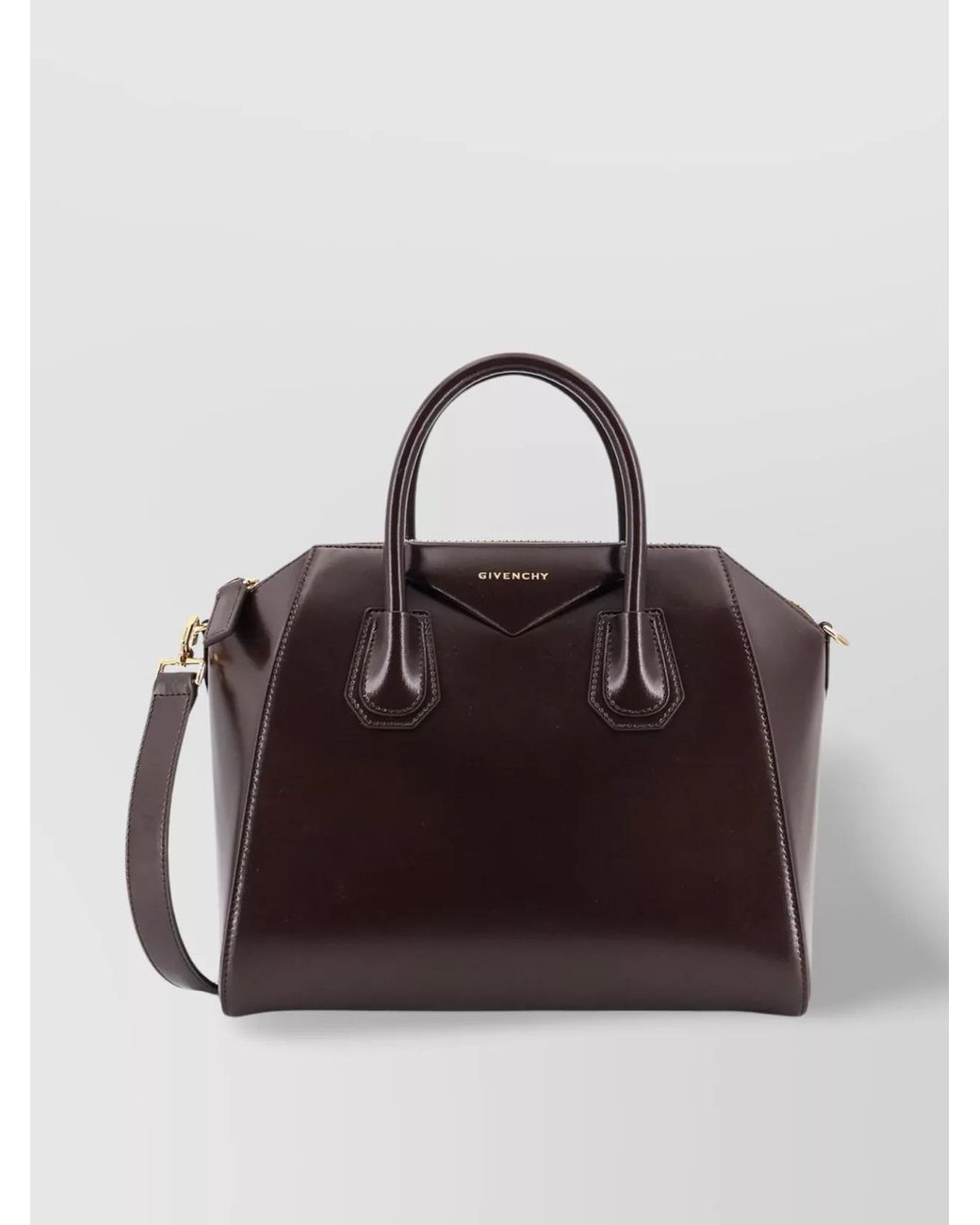 Givenchy Metallic Antigona Small Leather Shoulder Bag