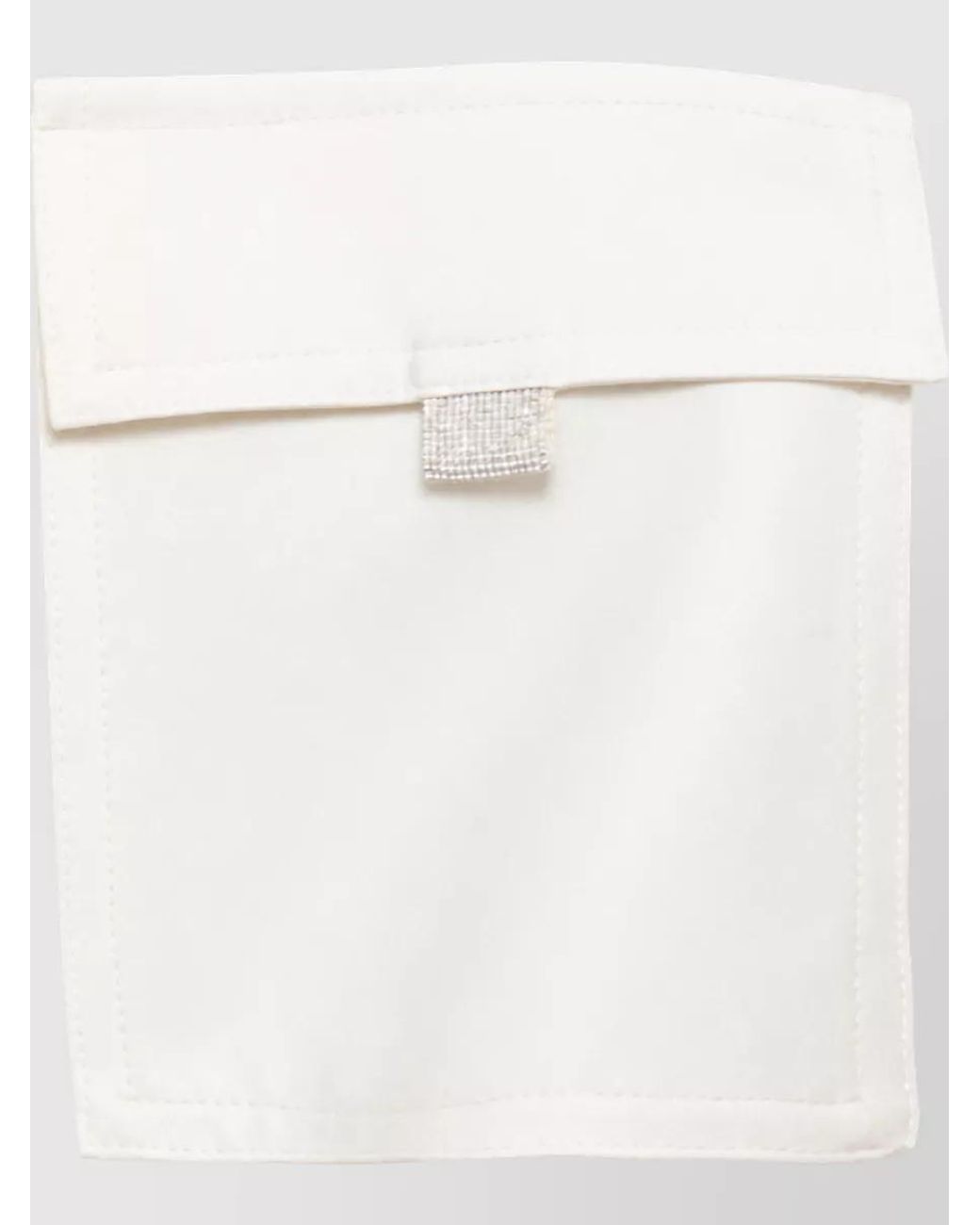 Fabiana Filippi White Long-Sleeve Zip-Up Jacket