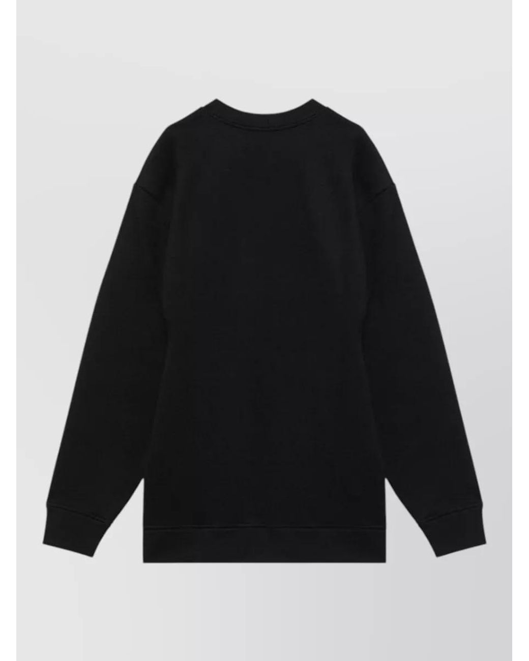 Prada Black Short Plush Sweatshirt Dress