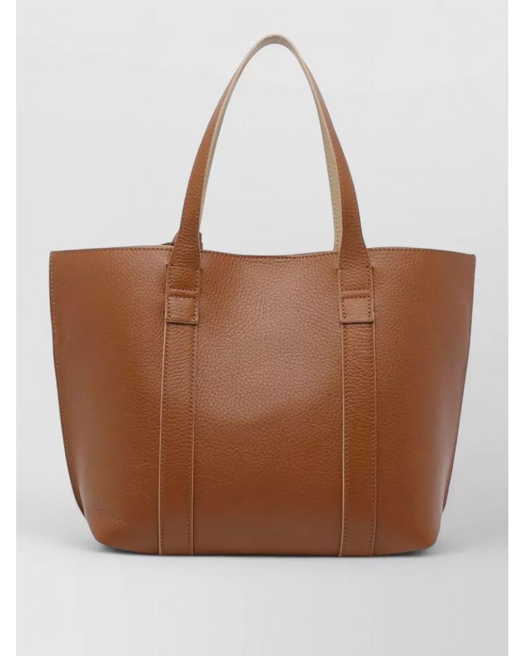 Hogan Brown Small Leather Shoulder Bag