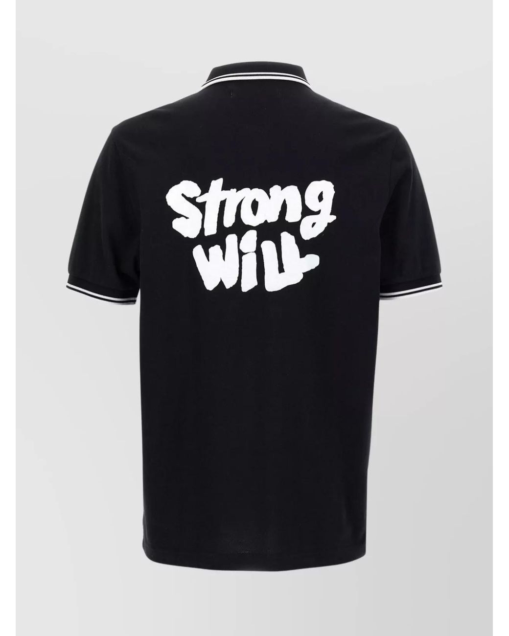 Comme des Garçons Black Cotton Short-Sleeve Polo Shirt for men