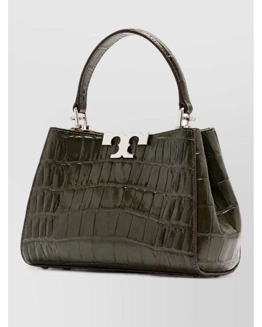 Tory Burch Green Eleanor Mini Leather Shoulder Bag