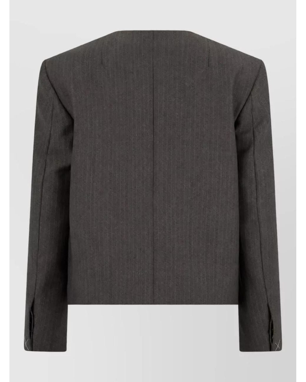 Bottega Veneta Black Wool Mohair Double-Breasted Suit Jacket