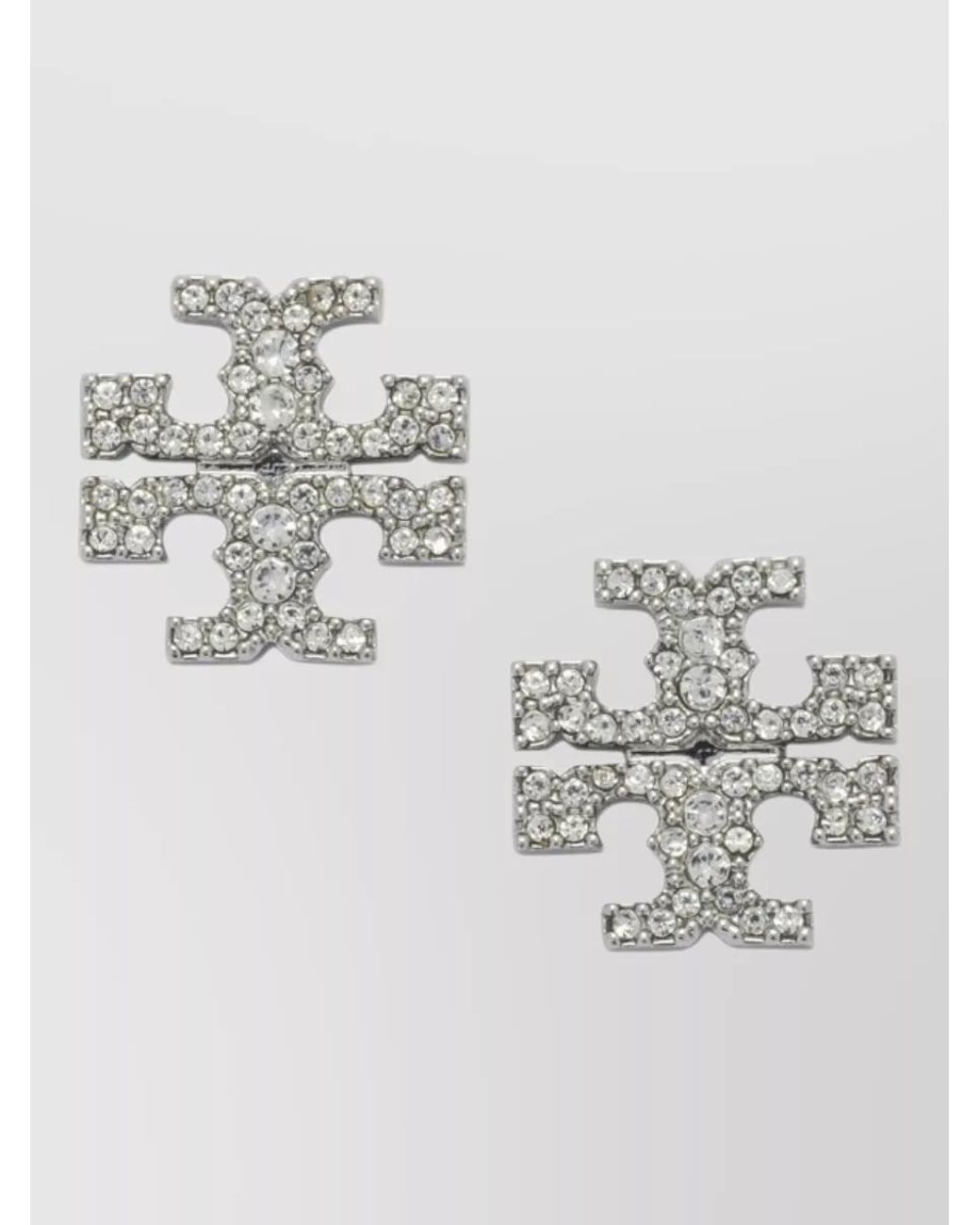 Tory Burch Metallic Crystal-Embellished Earrings