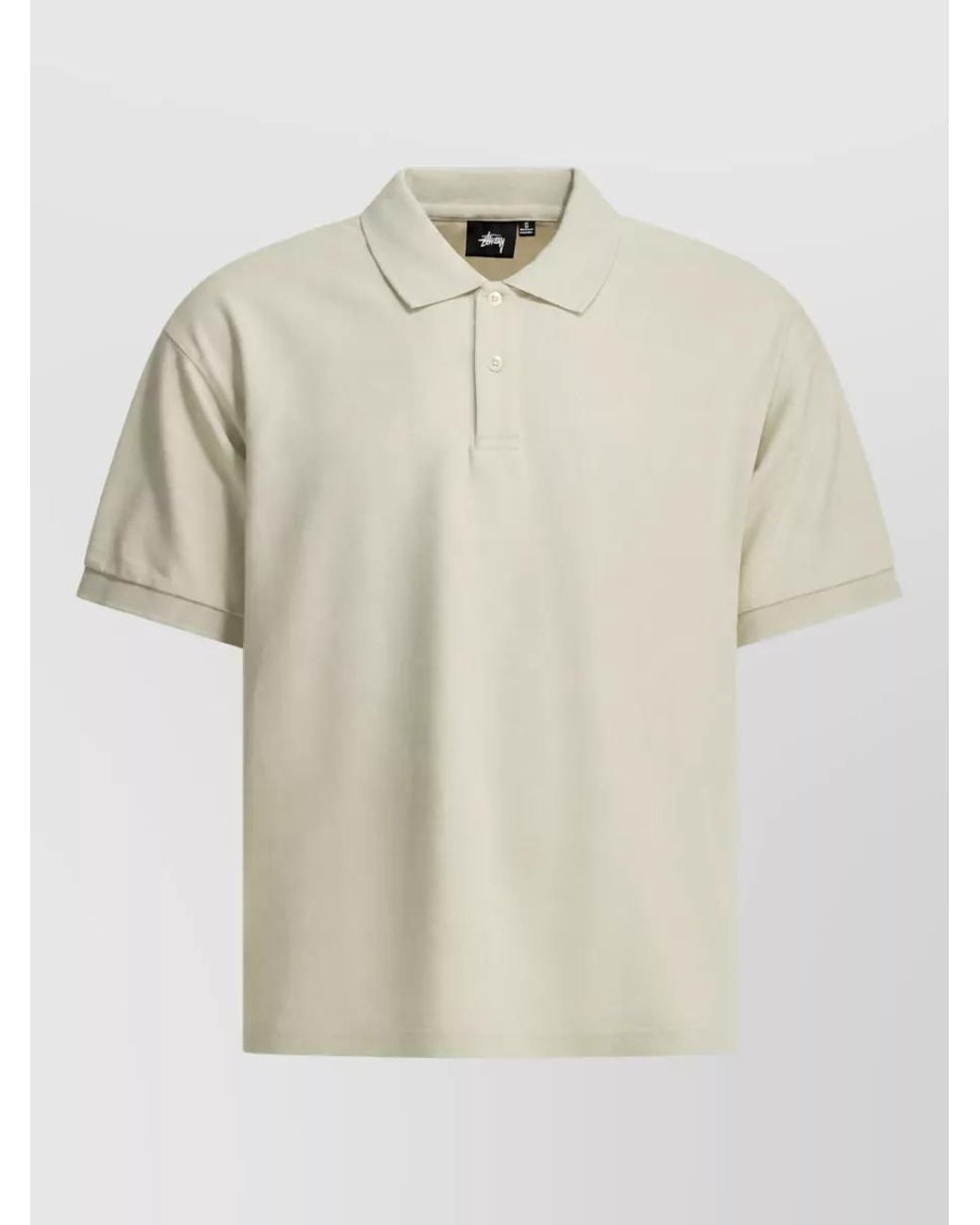 Stussy Natural Cotton Polo Shirt for men
