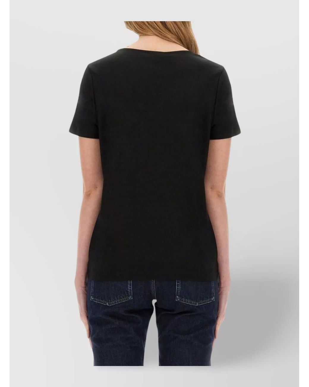 Fay Black Regular-Fit T-Shirt