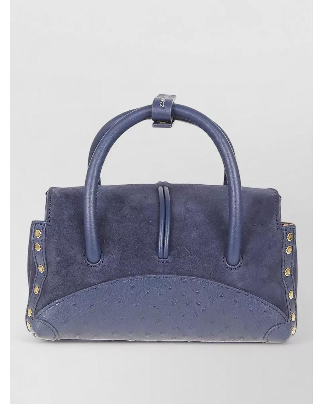 Zanellato Blue Leather Shoulder Bag