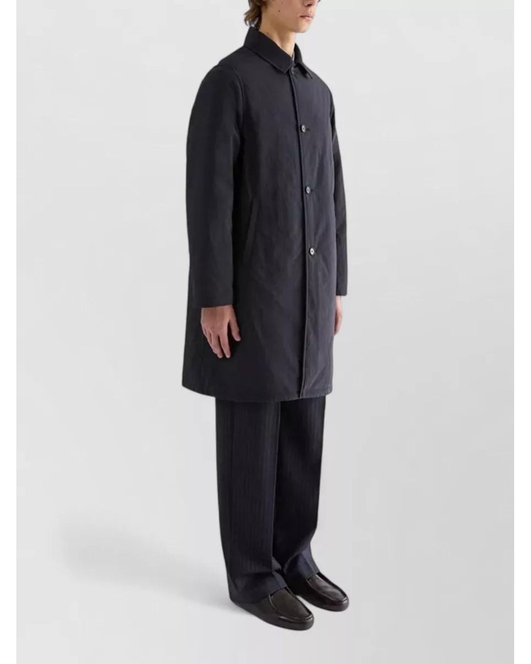 Jil Sander Blue Regular-Fit Lightweight Coat for men
