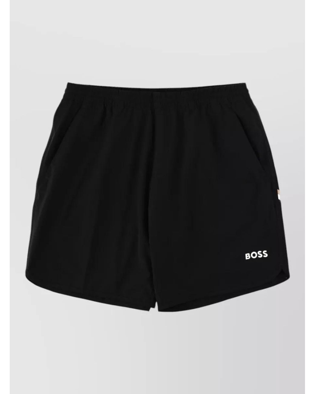 Boss Black Logo Swim Shorts for men