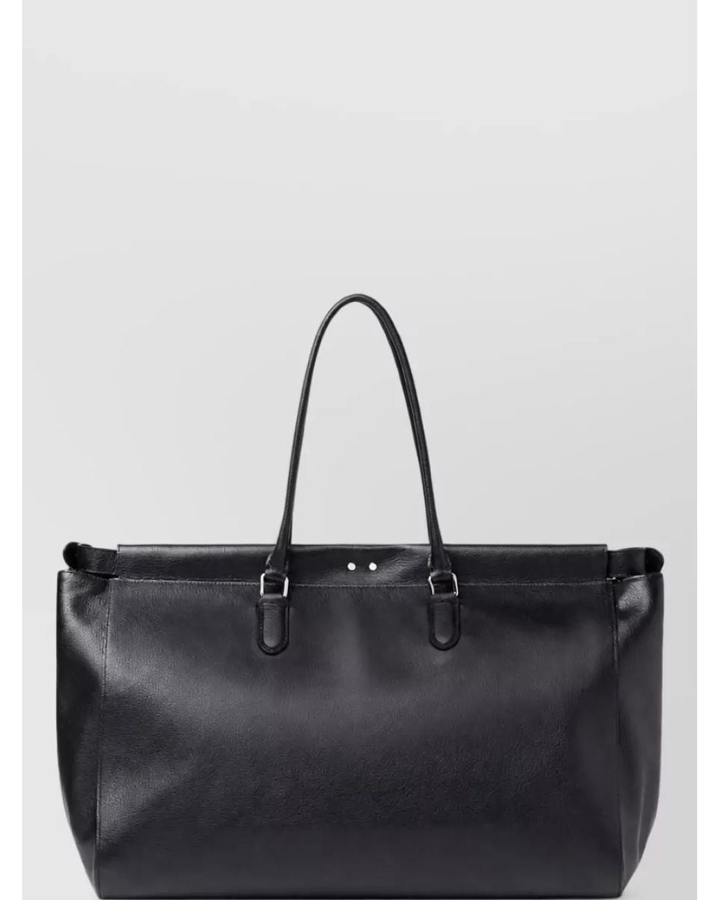Fendi Black Leather Peekaboo Tote Bag for men