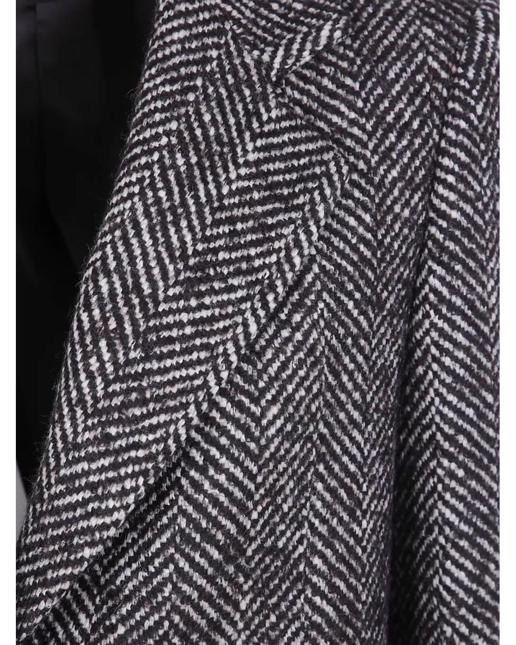 Tagliatore Gray Wool Coat