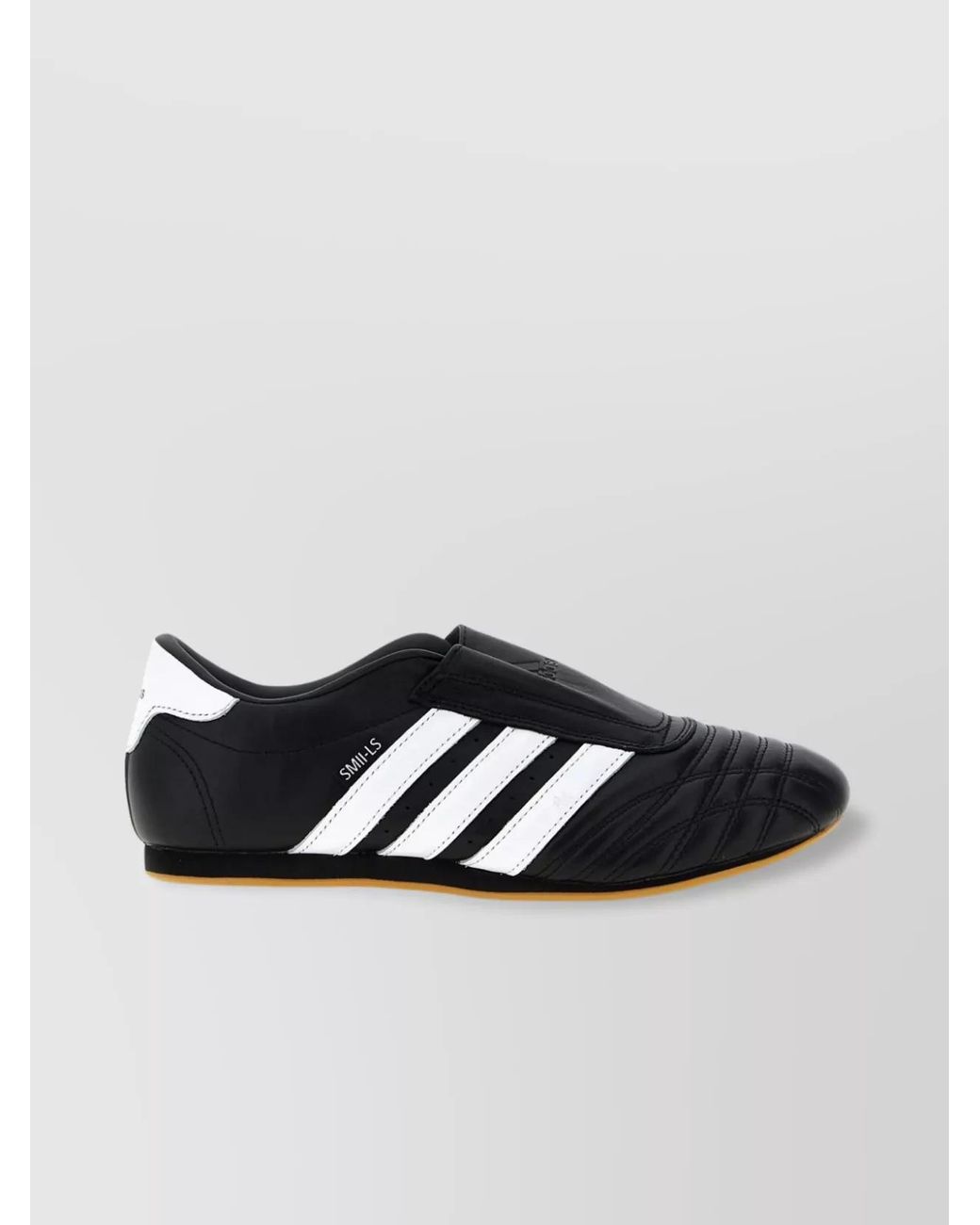 Adidas Originals Blue Leather Slip-On Sneakers
