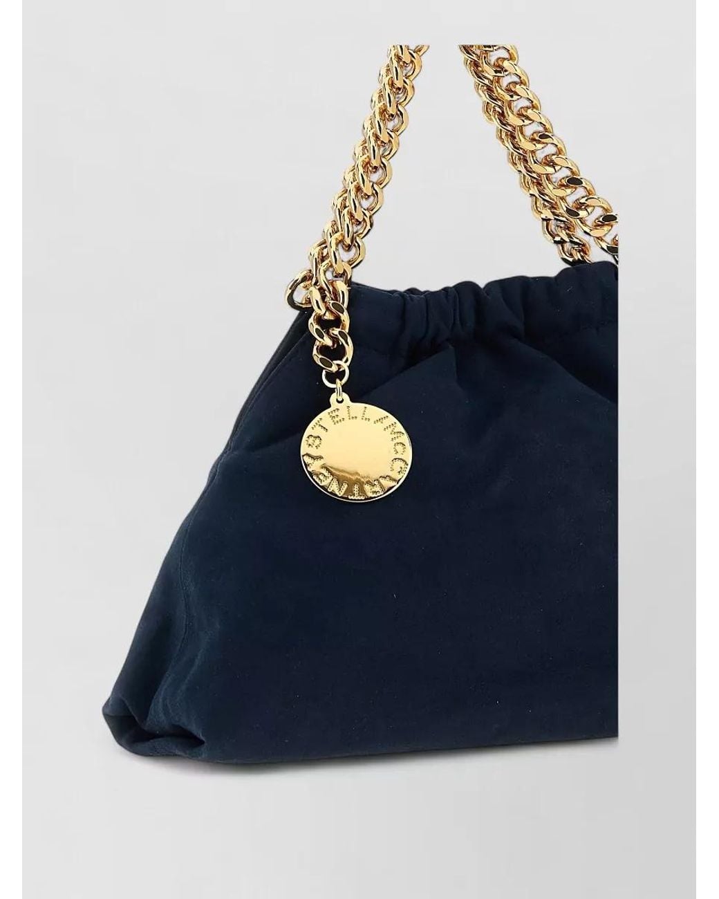 Stella McCartney Blue Falabella Mini Clutch Bag