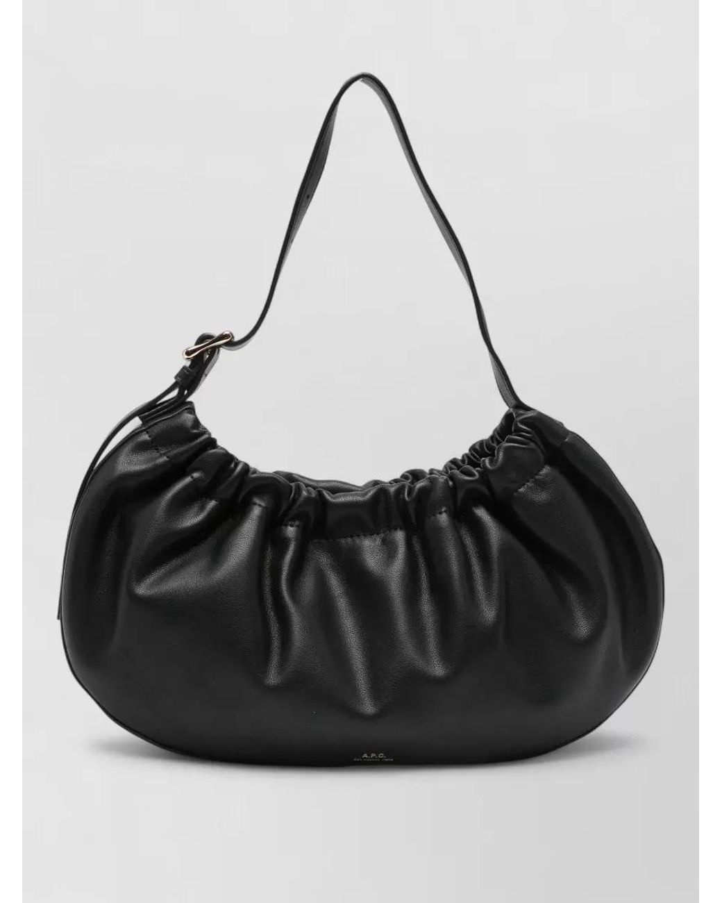 A.P.C. Black Ninon Hoop Shoulder Bag