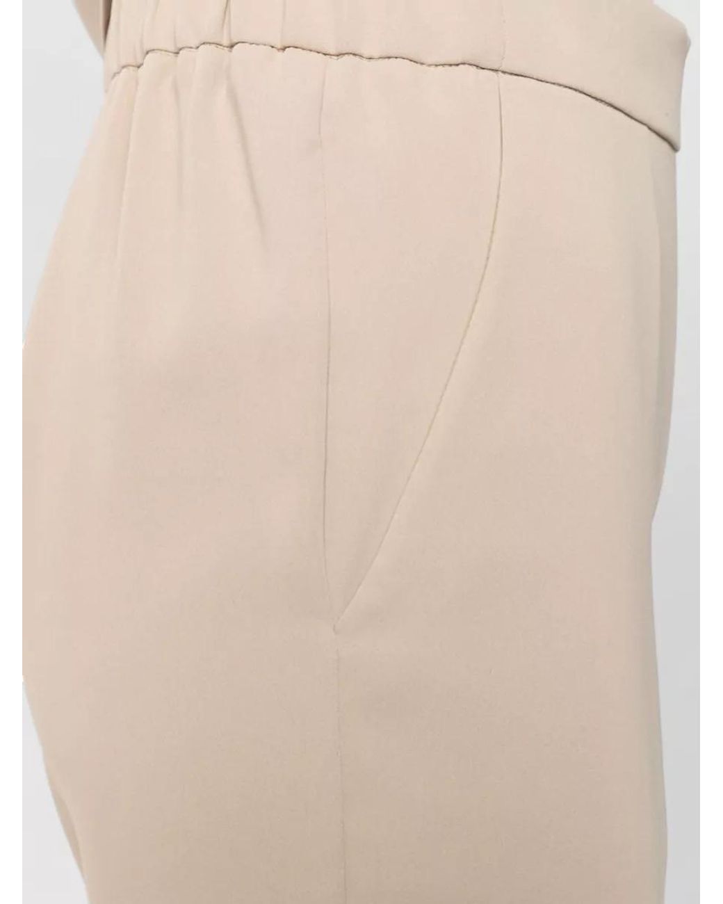 P.A.R.O.S.H. Natural Silk Wide-Leg Trousers