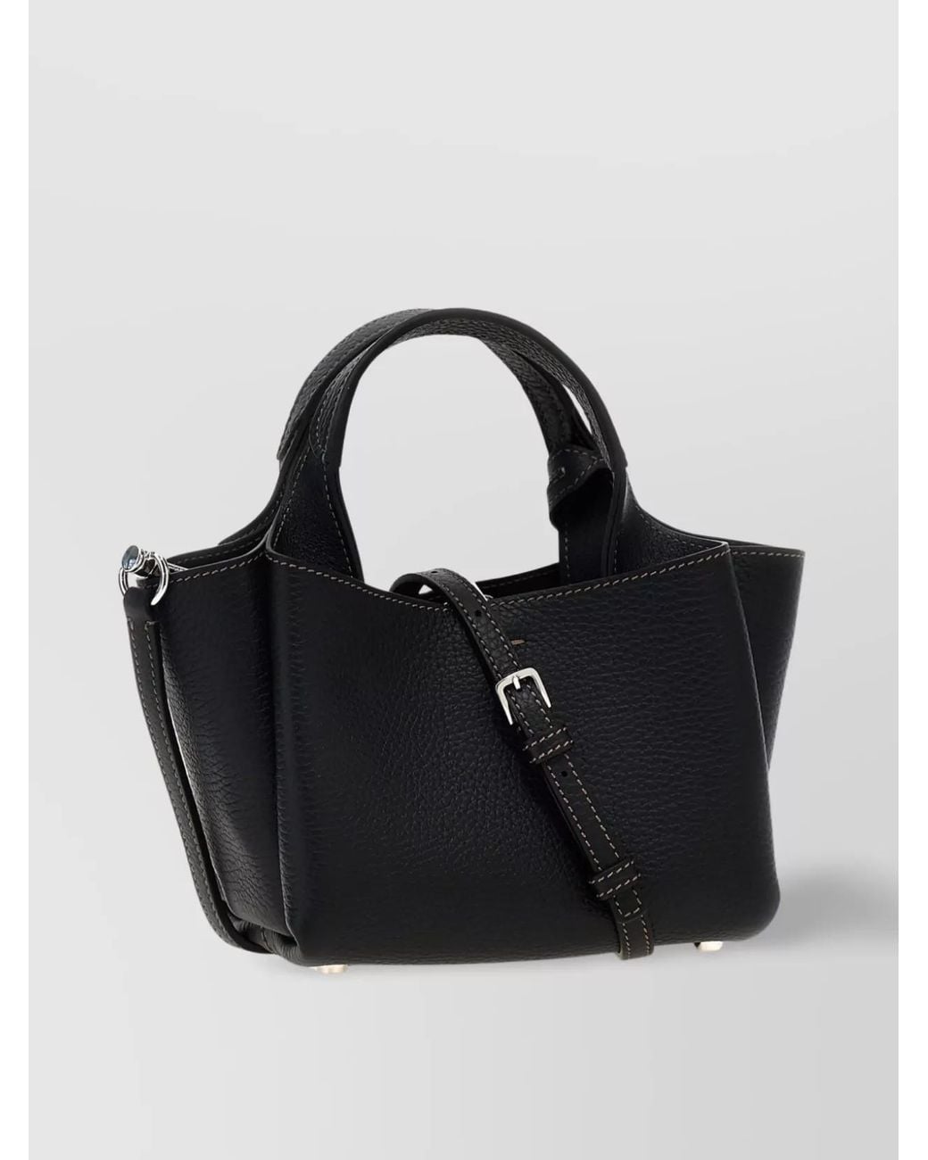 Tod's Black T Timeless Micro Leather Shoulder Bag