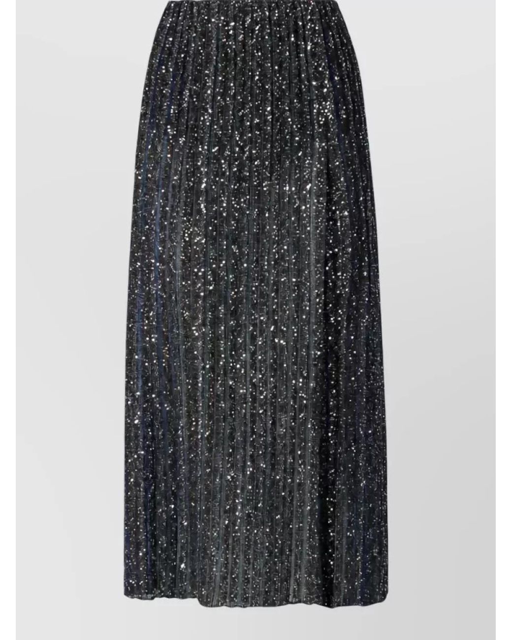Missoni Blue Sequin Midi Skirt