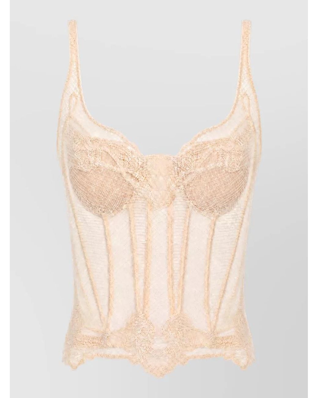 Ermanno Scervino Natural Alpaca-Blend Top