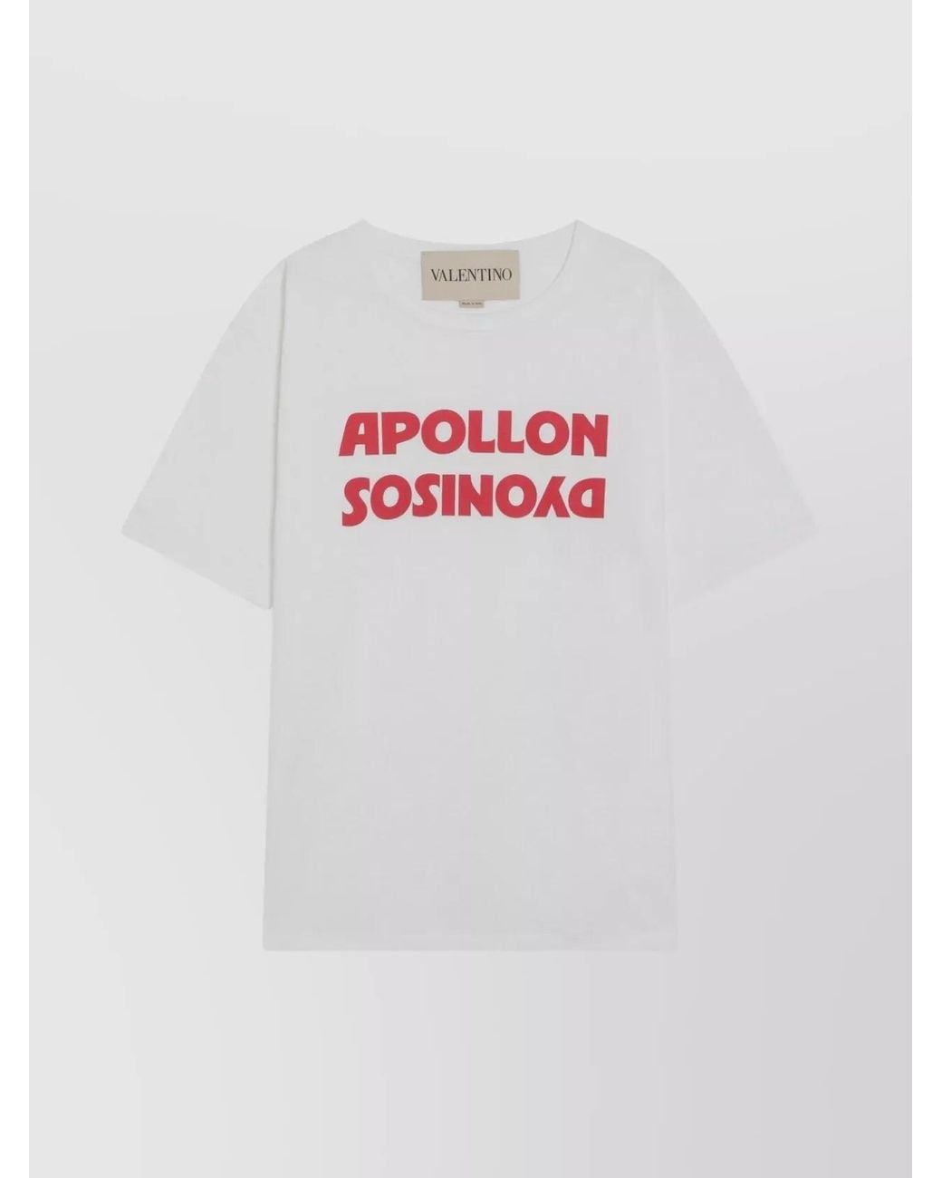 Valentino Pink Printed Cotton Short-Sleeve T-Shirt for men