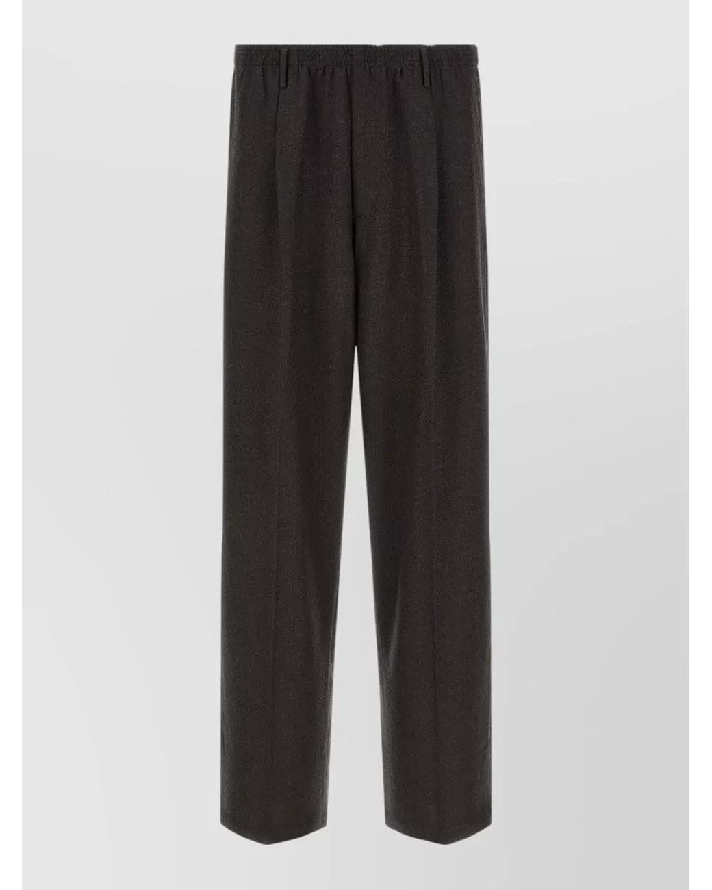 Cellar Door Black Virgin Wool Chino Shorts for men