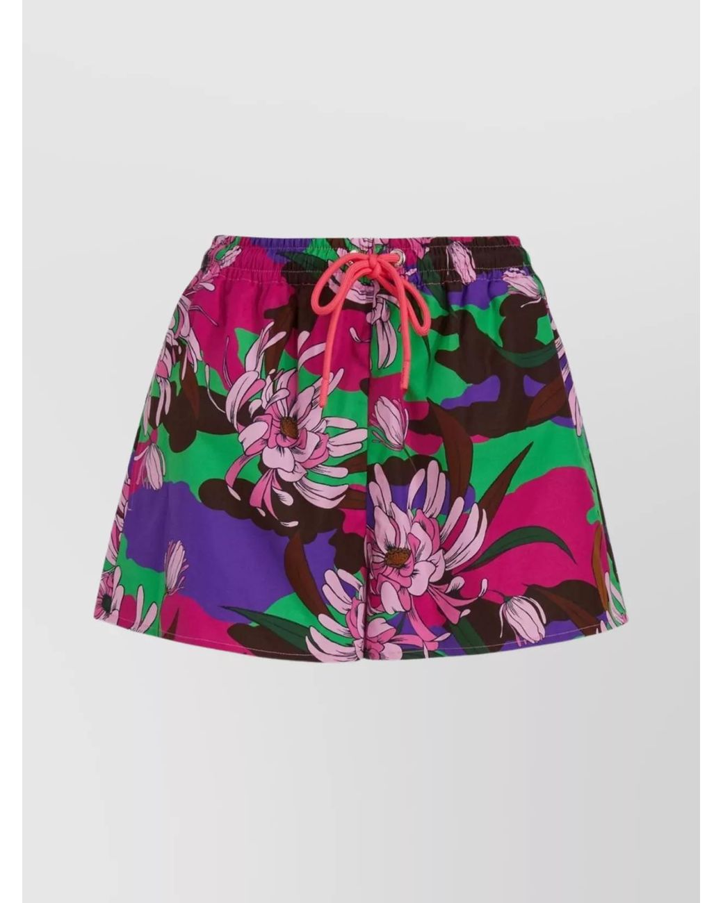 Moncler Pink Printed Knee-Length Shorts