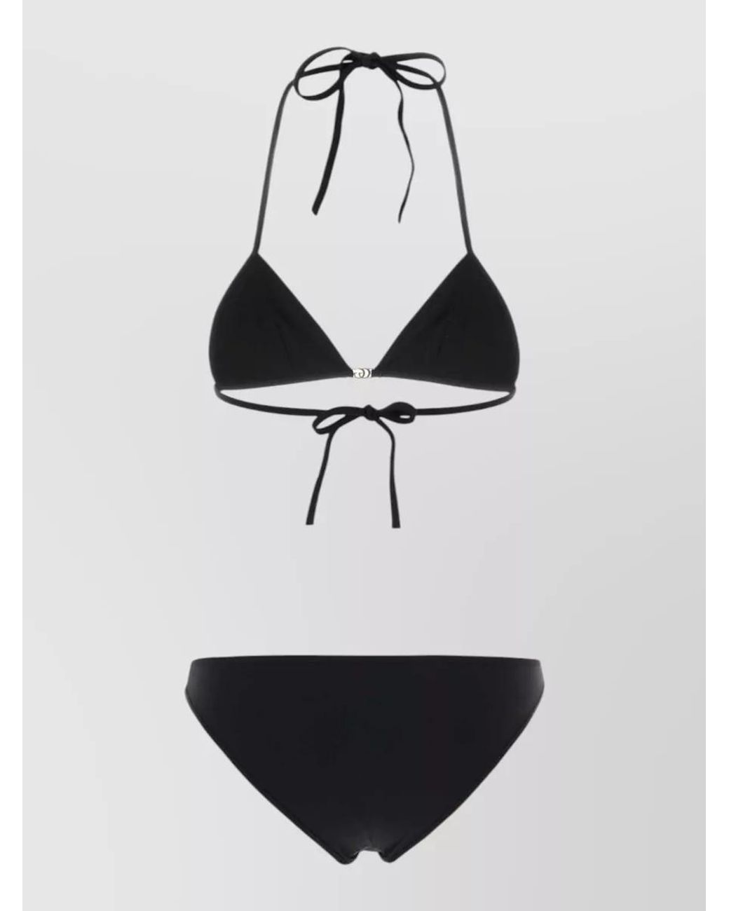 Gucci White Stretch Bikini
