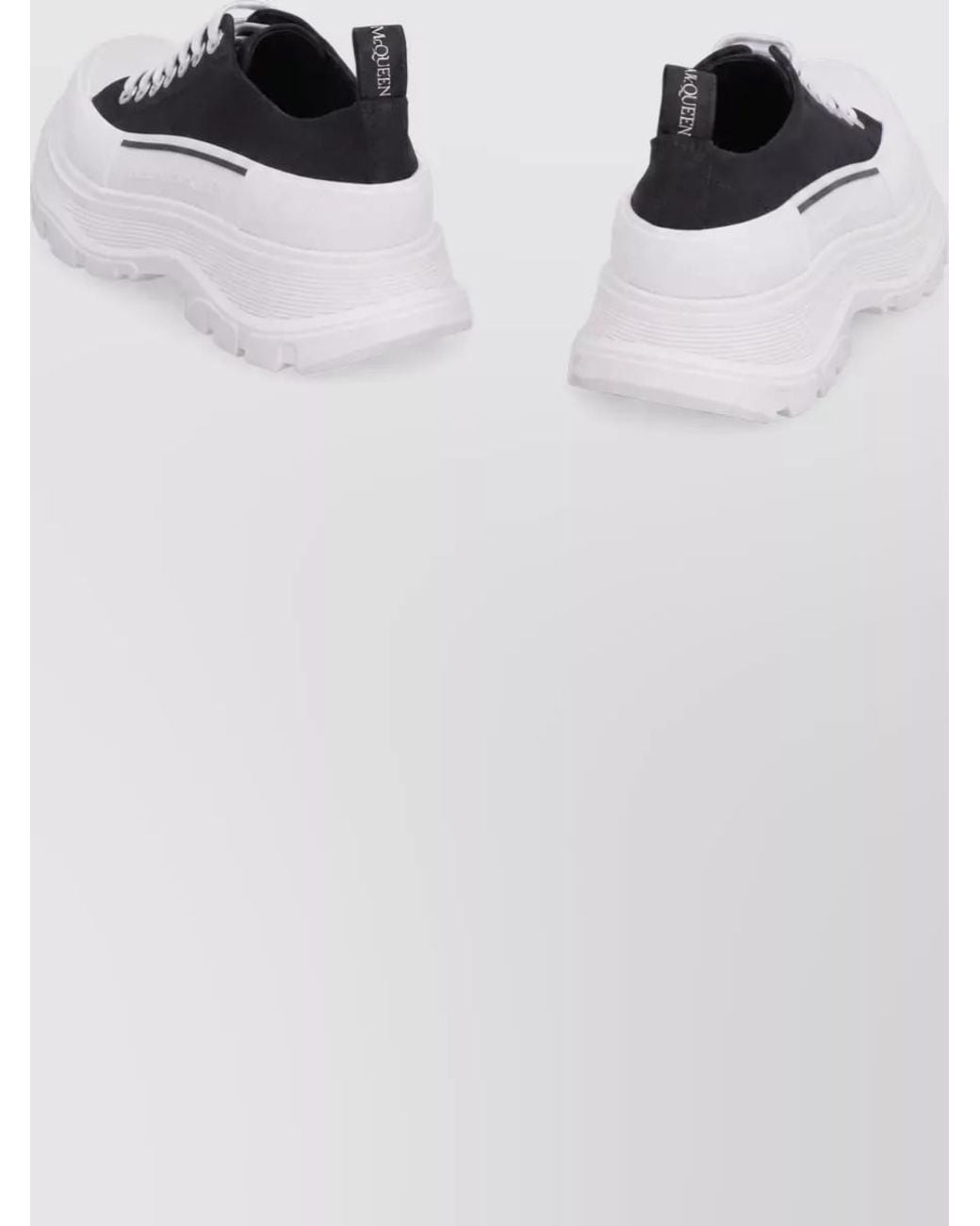 McQueen Metallic Canvas Low-Top Sneakers