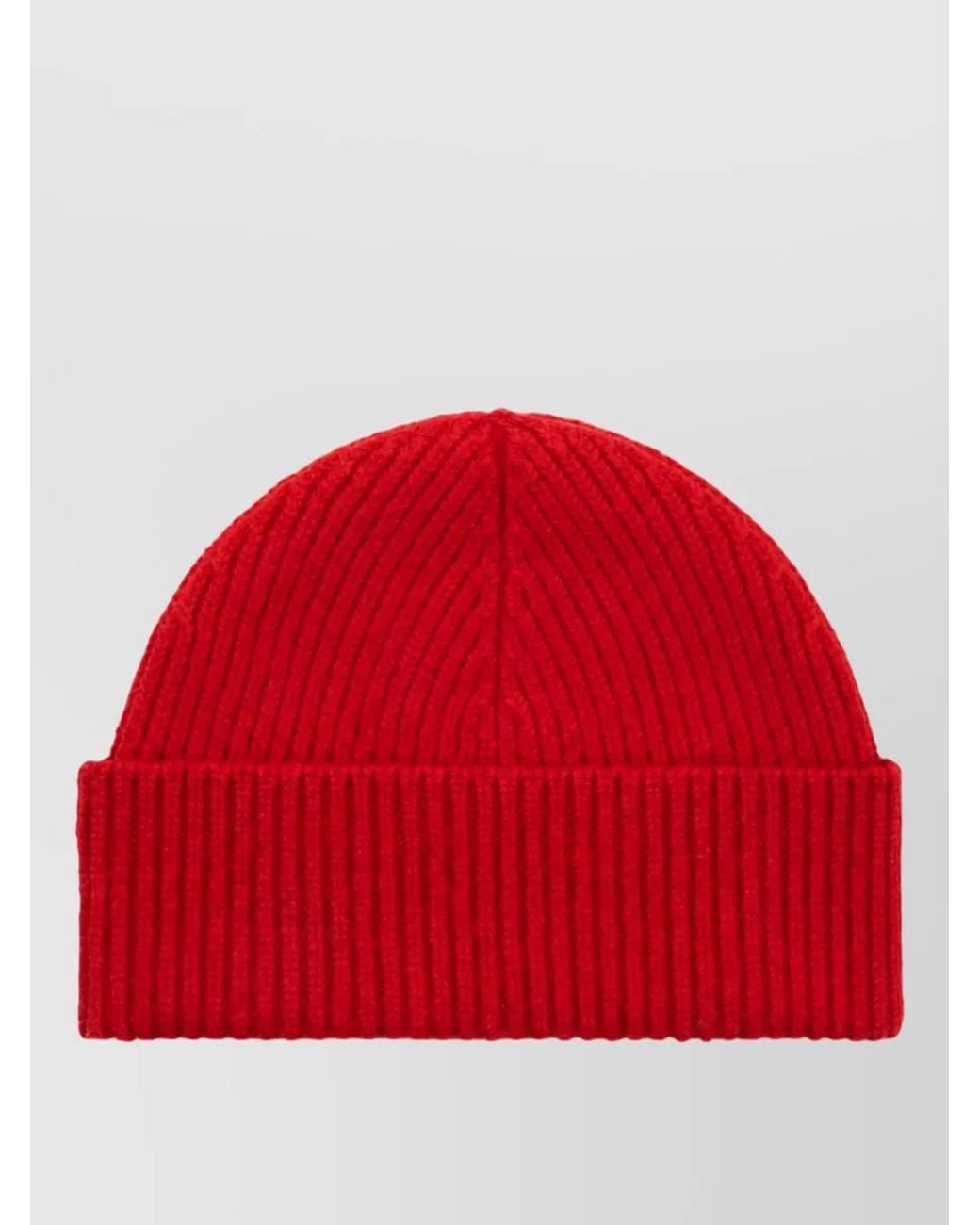 AMI Red Wool Beanie