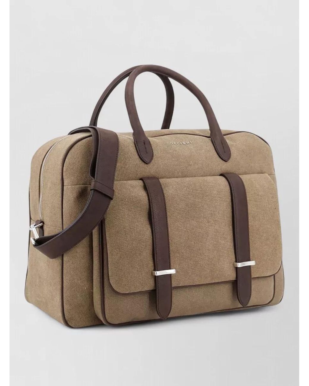 Orciani Natural Suede Leather Travel Bag for men