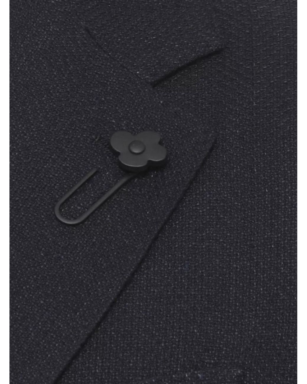 Lardini Blue Virgin Wool Linen Blazer for men