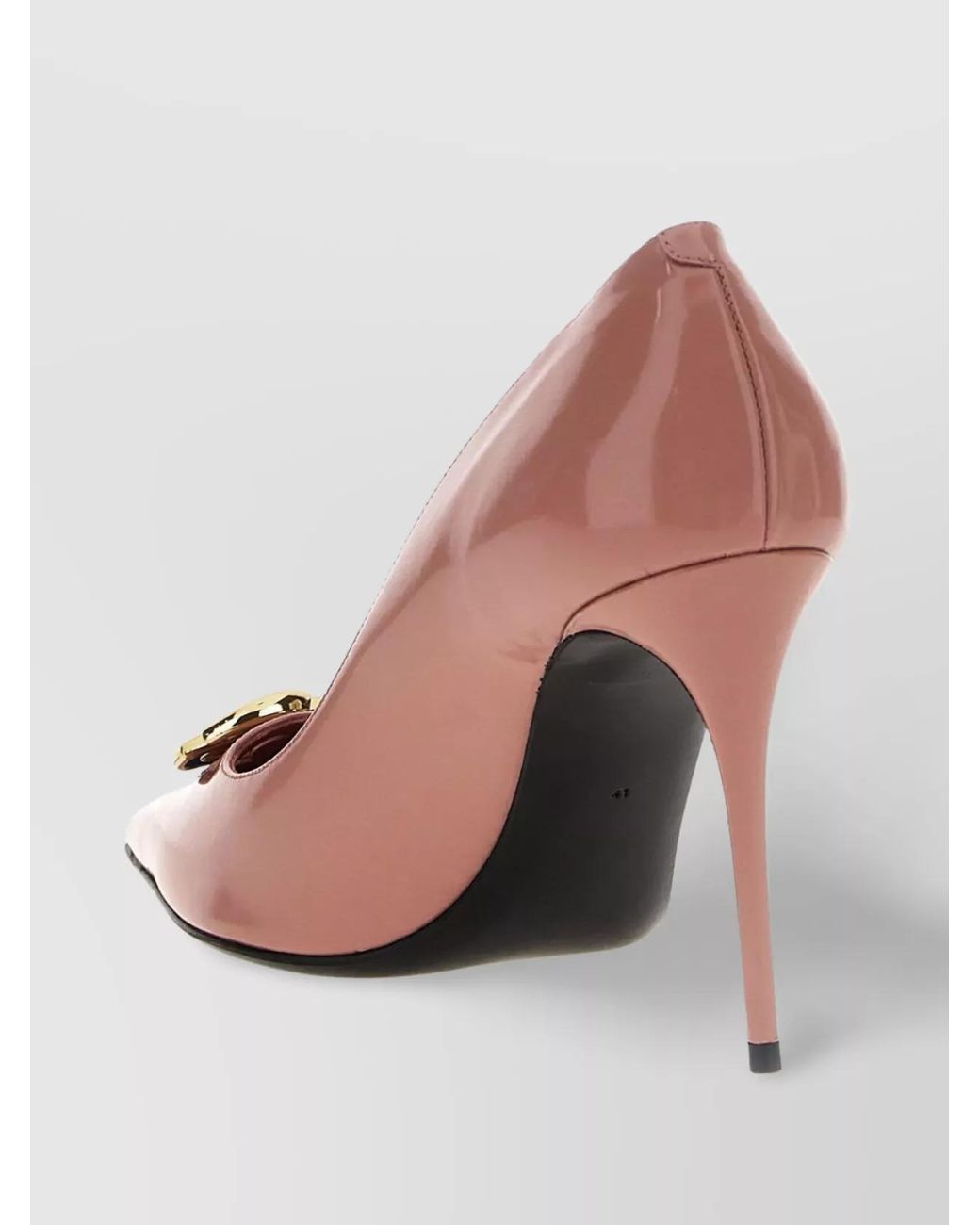 Dolce & Gabbana Pink Leather Lollo Pumps