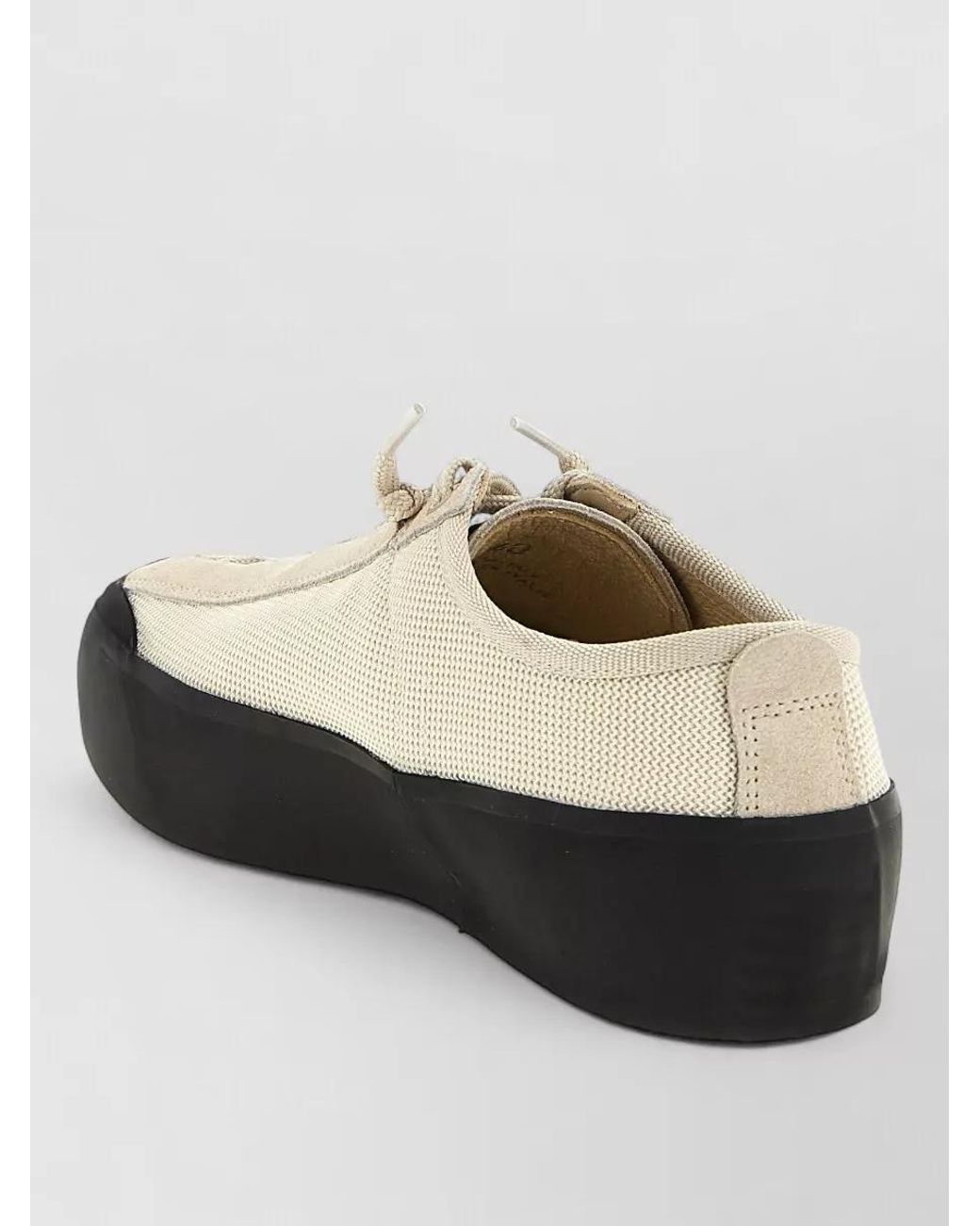 Stone Island White Leather Low-Top Sneakers for men