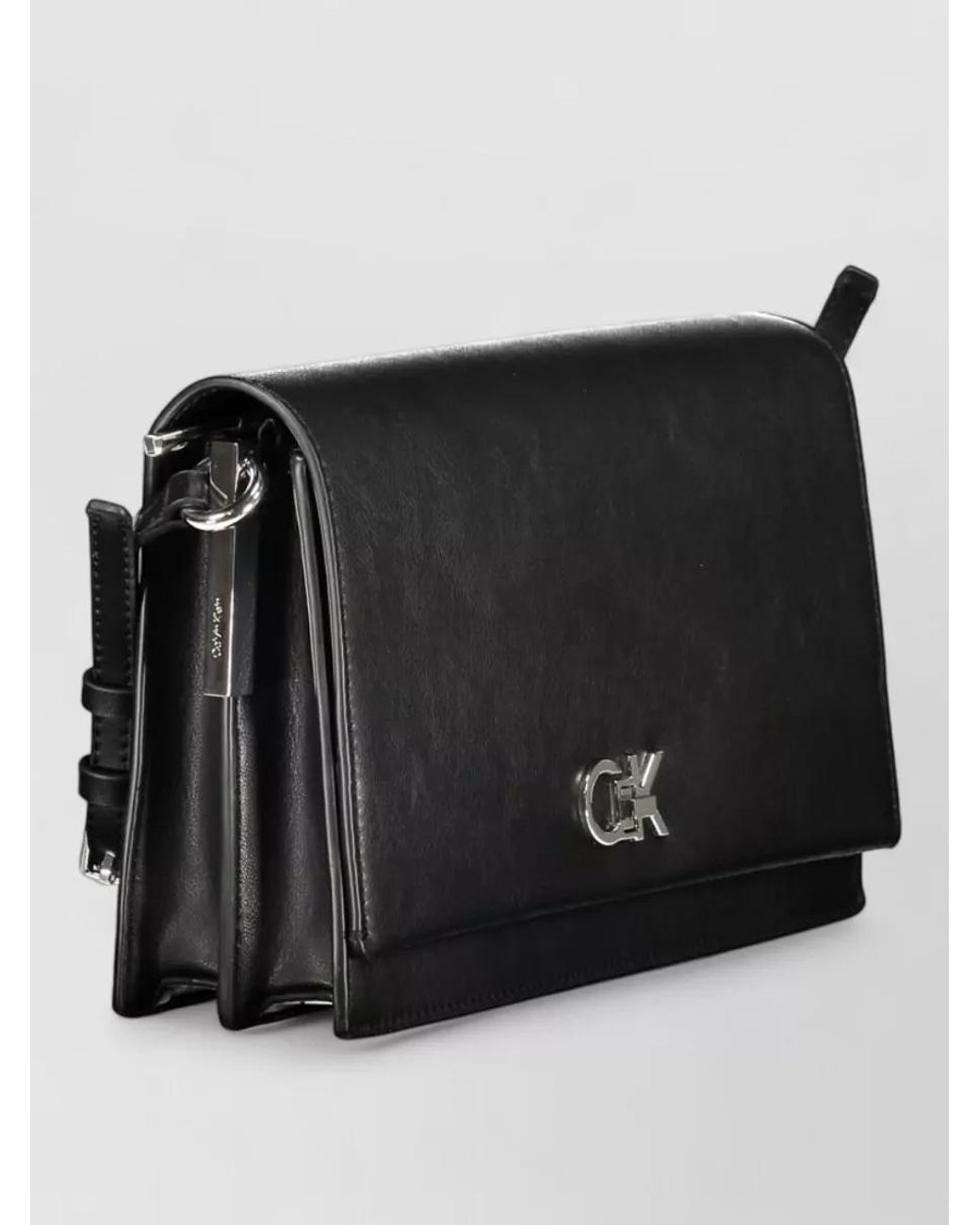 Calvin Klein Gray Crossbody Clutch Bag