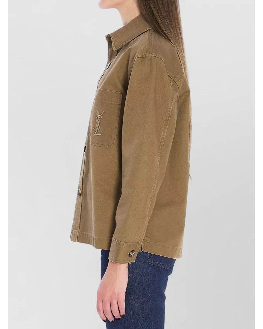 Saint Laurent Natural Cassandre Shirt