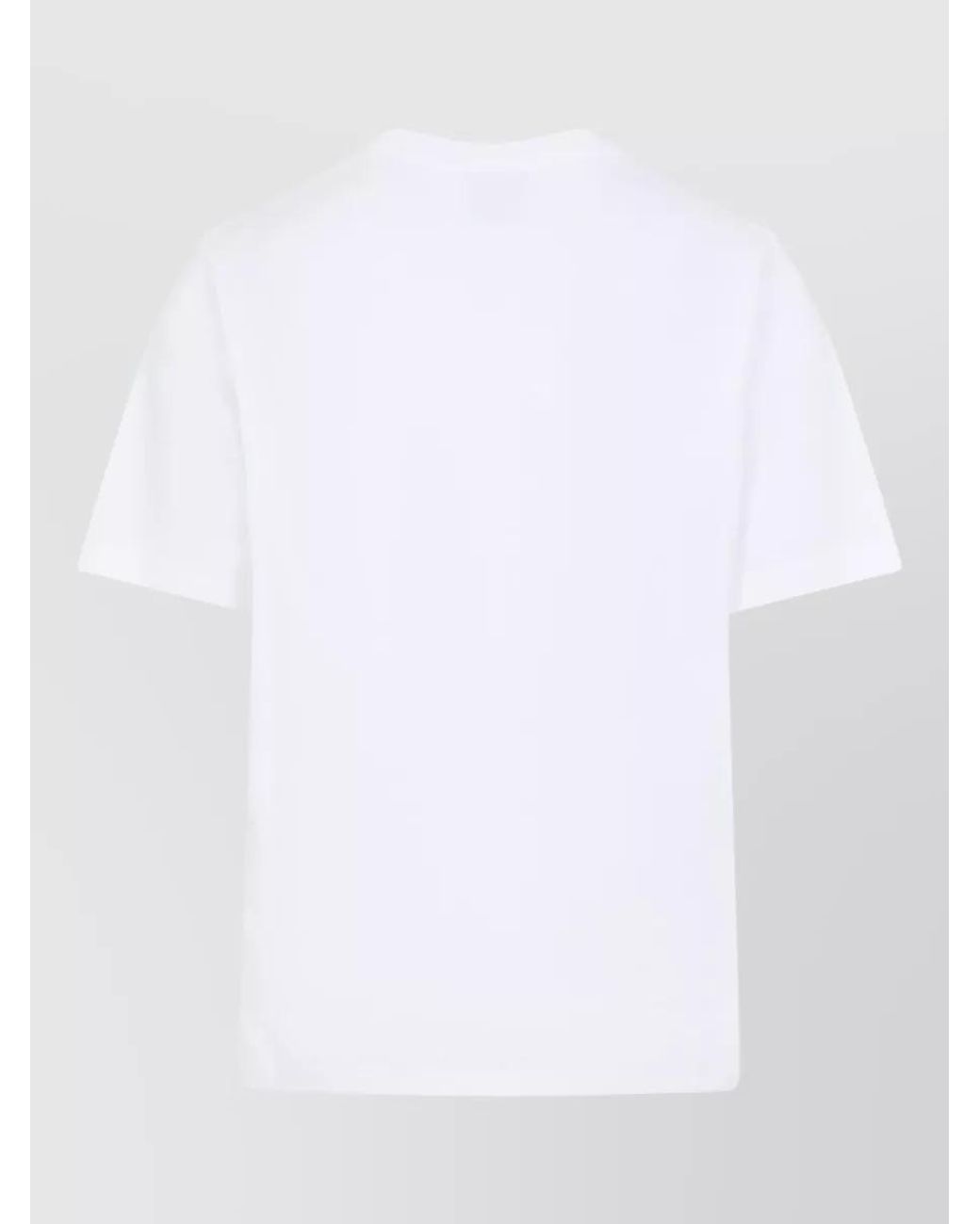 Casablanca White Organic Cotton Graphic Logo-Print T-Shirt for men