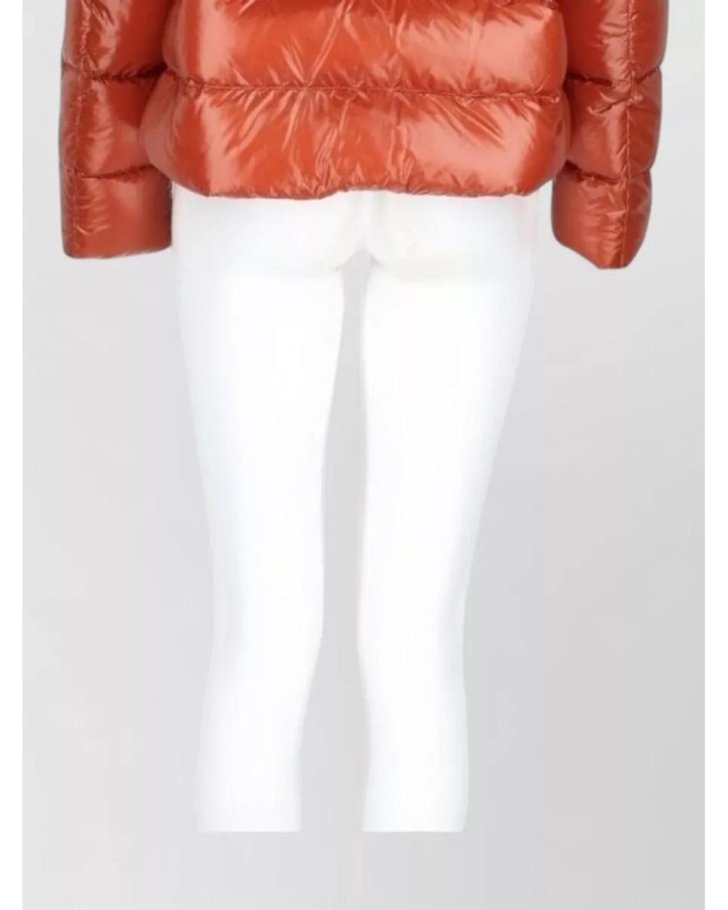 Herno White Quilted Puffer Coat