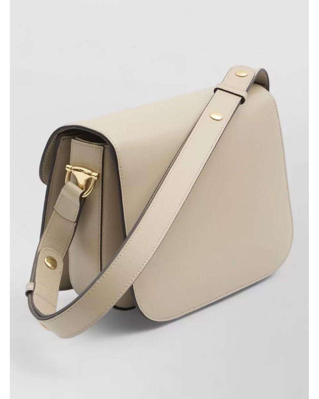 Gucci Natural Horsebit 1955 Medium Leather Shoulder Bag