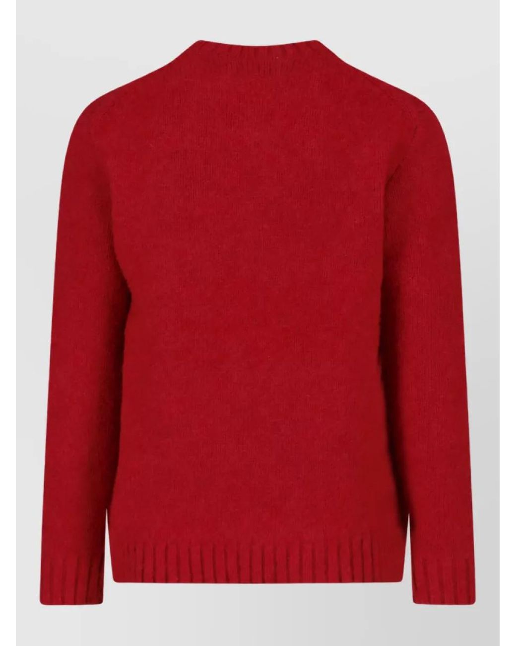 Polo Ralph Lauren Red Wool Crewneck Jumper for men