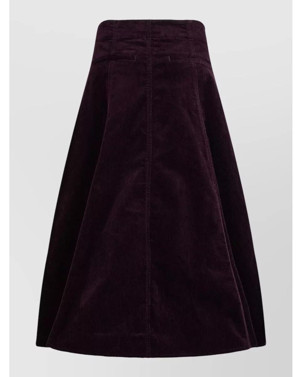 Polo Ralph Lauren Blue Cotton High-Rise A-Line Skirt