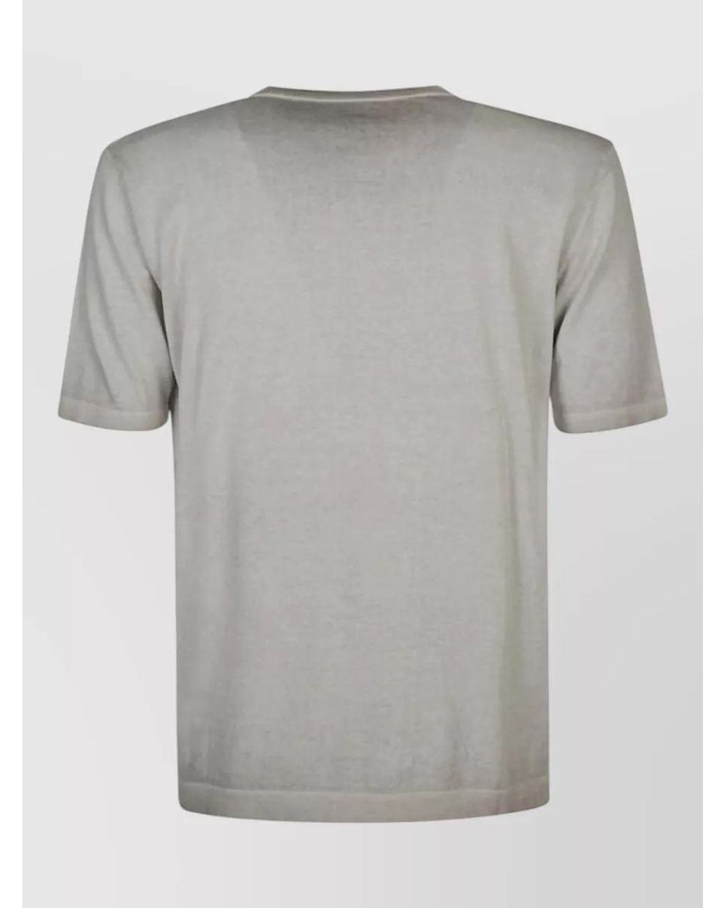 Original Vintage Gray Cotton T-Shirt for men