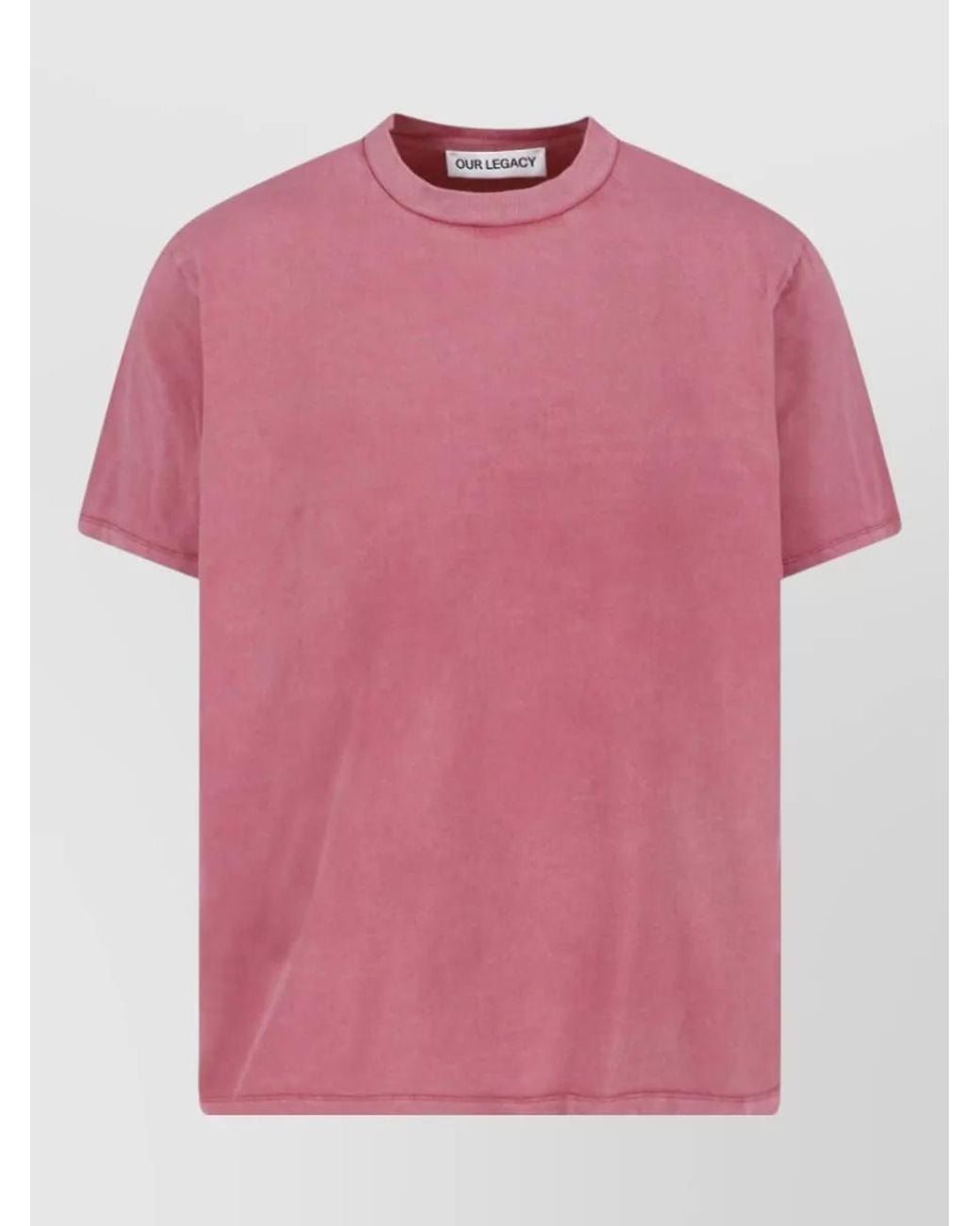 Our Legacy Pink Short-Sleeve Shirt for men