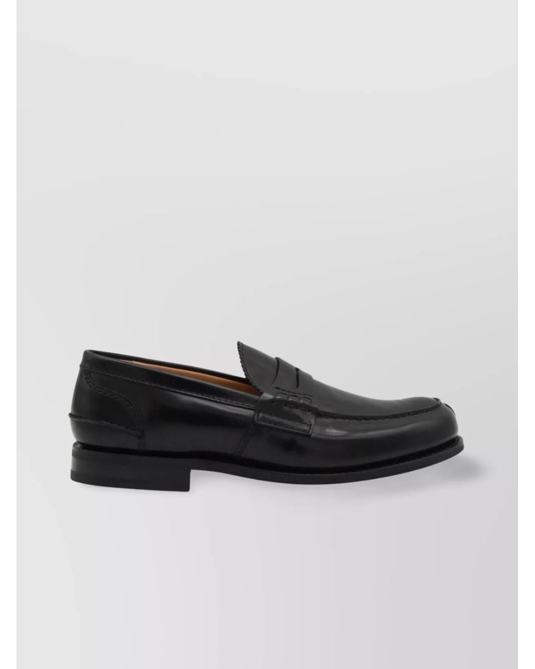 Church's Black Leather Pembrey Loafers for men