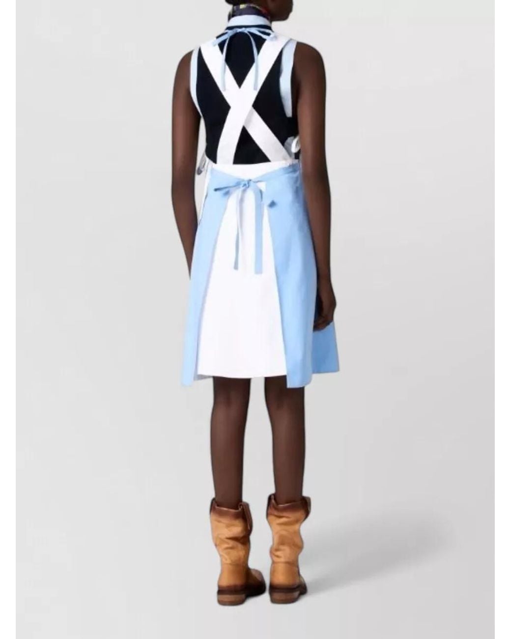 Miu Miu Blue Cotton Dress