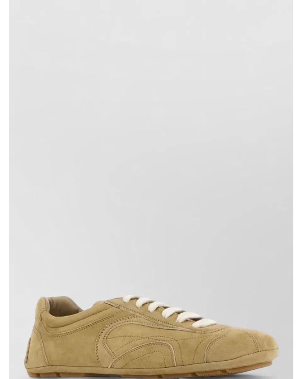 Prada Natural Laced Shoes