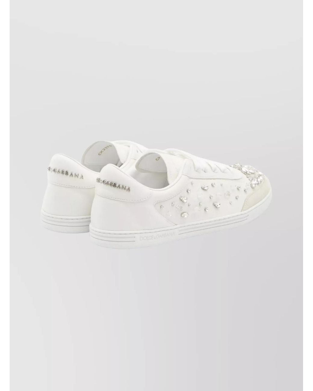 Dolce & Gabbana White Sports Shoes