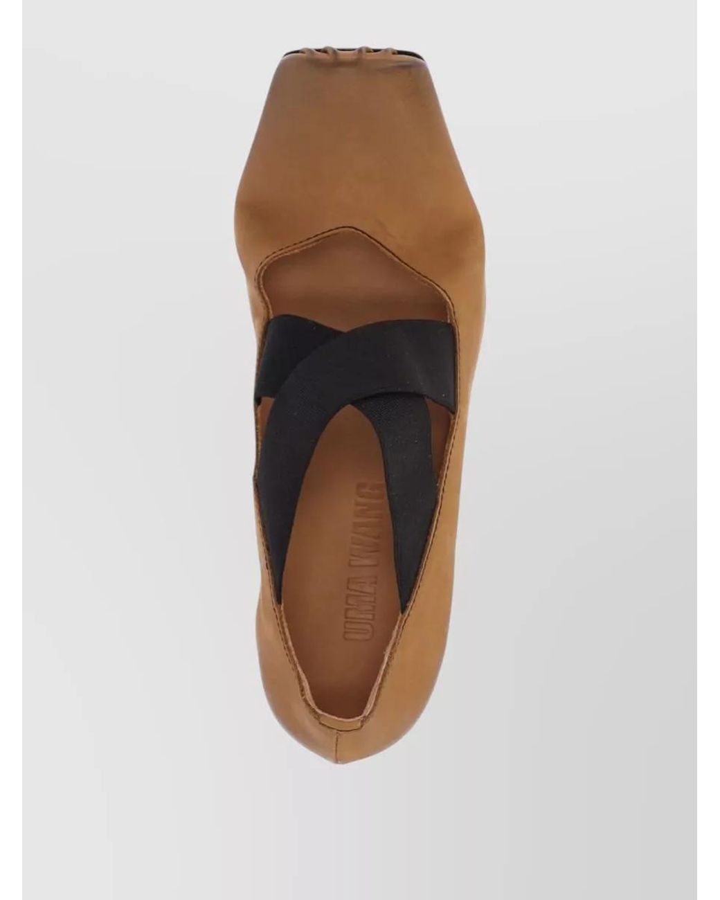 Uma Wang Brown Leather High Heel Pumps