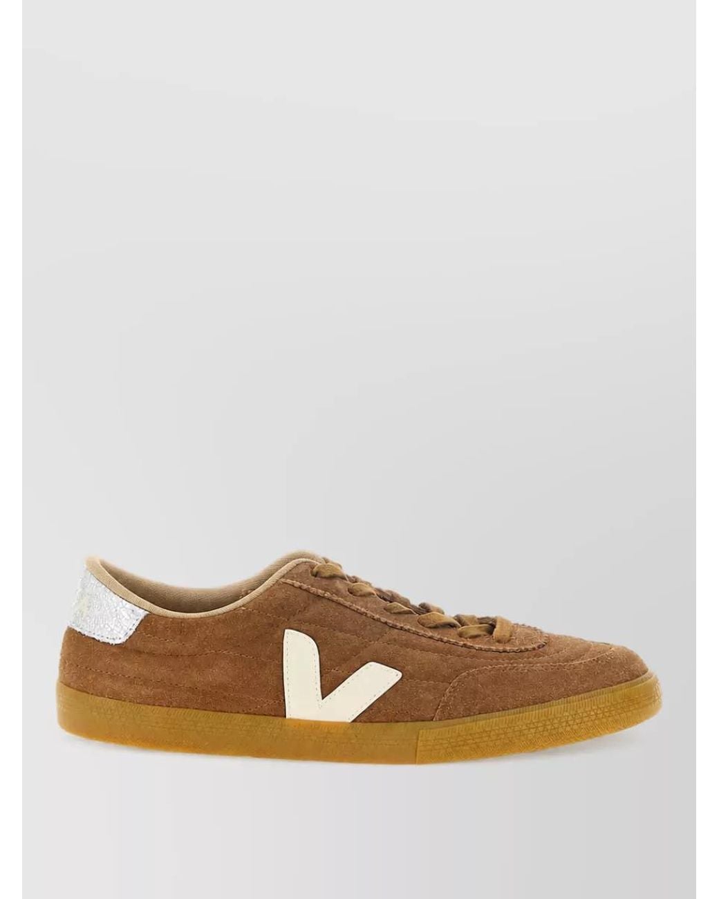 Veja Brown Suede Low-Top Sneakers for men