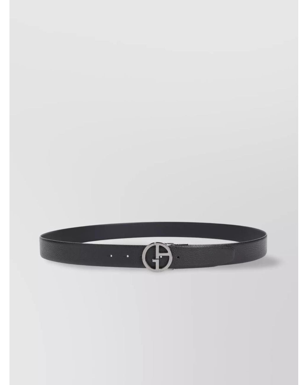 Giorgio Armani White Calf Leather Belt for men