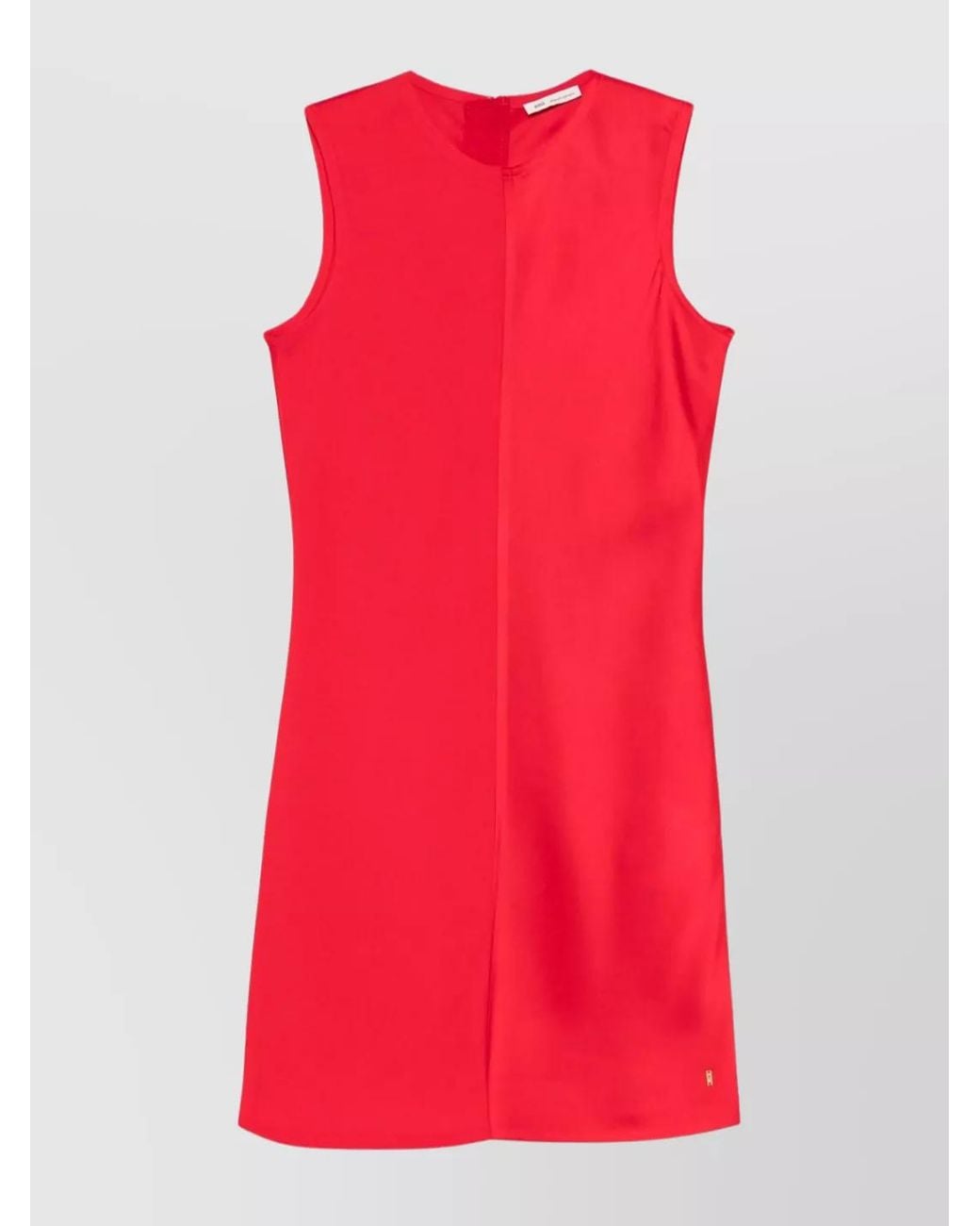 AMI Red Sleeveless Maxi Dress