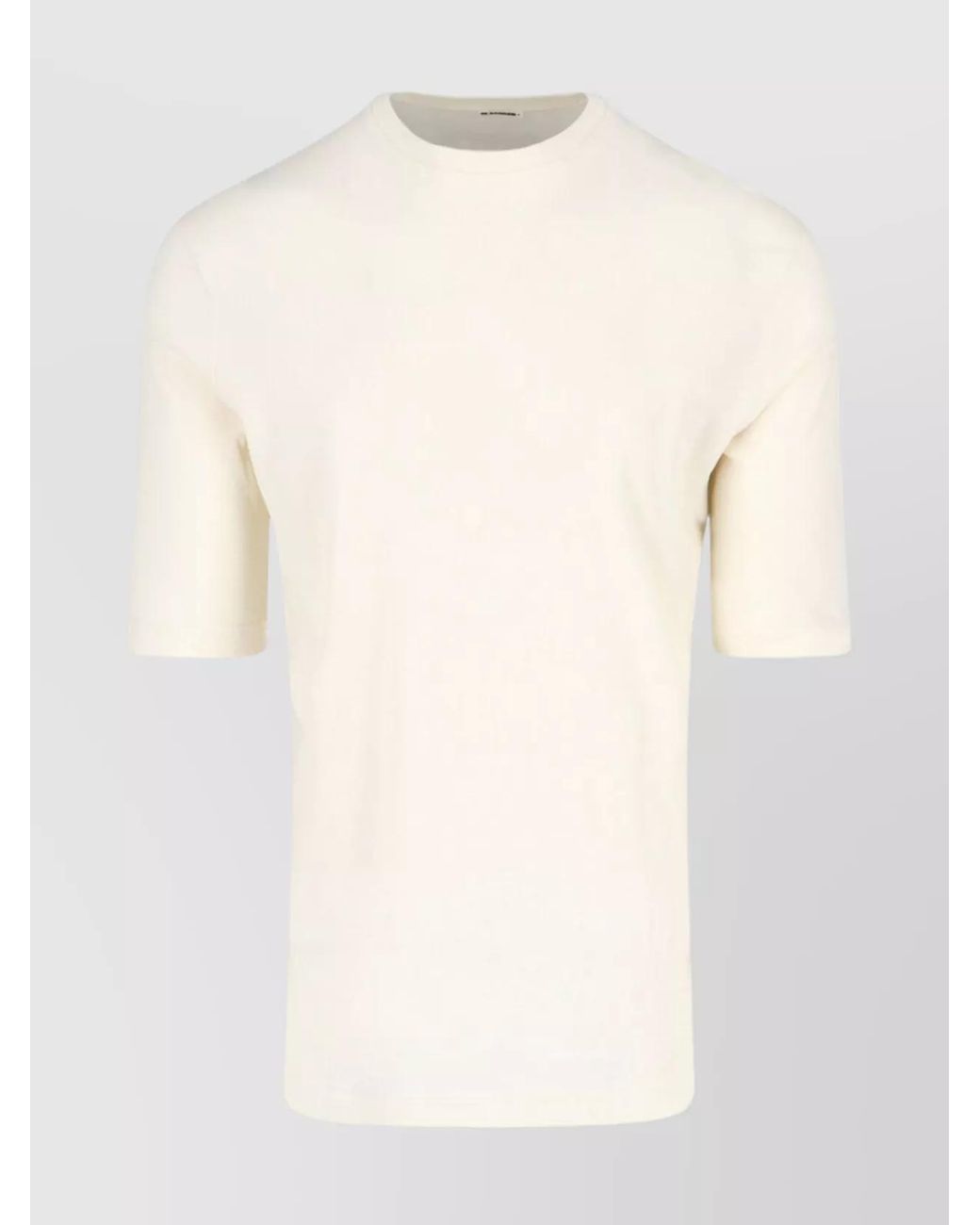Jil Sander Natural Short Sleeve T-Shirt for men